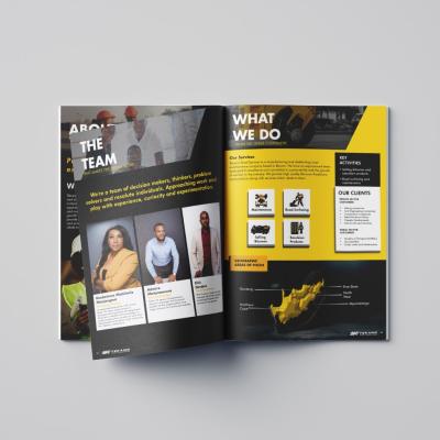 Free A4 Brochure Mockup 04